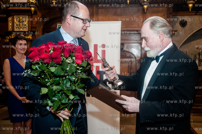 Gdansk. Dwor Artusa. Uroczystosc wreczenia Nagrod Prezydenta...