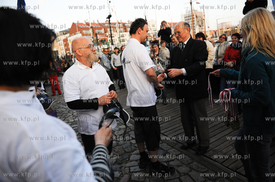 Gdansk. Olowianka. Festyn Morski zorganizowany na okolicznosc...