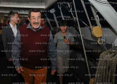 Gdynia. Gunter Grass, pisarz niemiecki, laureat Nagrody...