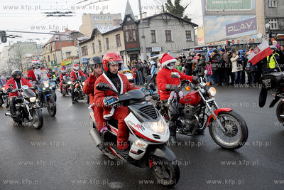 Gdynia. Jubileuszowa, X edycja parady Mikolaje na Motocyklach...