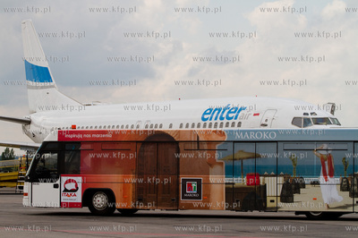 Port Lotniczy Gdansk im. Lecha Walesy. Nz.Boeing 737...