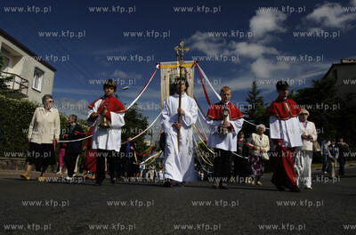 Procesja Bozego Ciala parafii sw. Maksymiliana Kolbe...