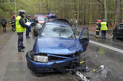 Sopot. Ul. Malczewskiego. Wypadek drogowy. Kierujaca...