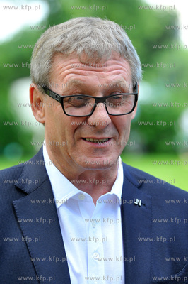 Sopot. Park Lecha i Marii Kaczynskich. Konferencja...