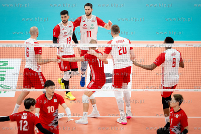 Turniej towarzyski siatkówki w Ergo Arenie. Mecz Polska...