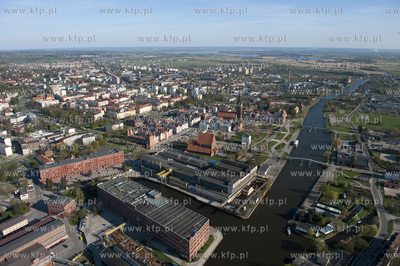 Elblag z lotu ptaka. 19.04.2009 fot. Kacper Kowalski...