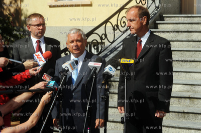 Sopot, Belwederek. Spotkanie Prezydenta RP Lecha Kaczynskiego...