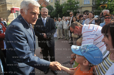 Sopot - zakonczenie kampanii wyborczej kandydata na...