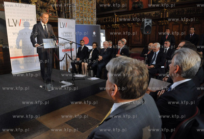 Gdansk, Dwor Artusa. Byly Prezydent Brazylii, Luiz...