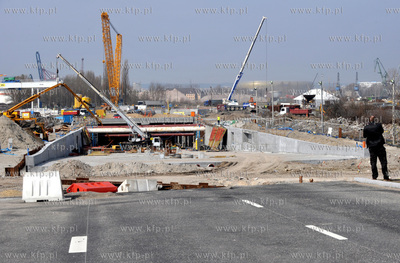 Gdansk. Wisloujscie. Zmontowana, przygotowana do pracy...