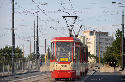 Gdansk. Tramwaj i most Siennicki. 17.06.2015 Fot. Maciej...