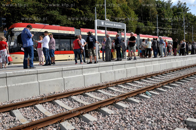 Pierwszy przejazd tramwaju nowa linią na trasie Siedlce...