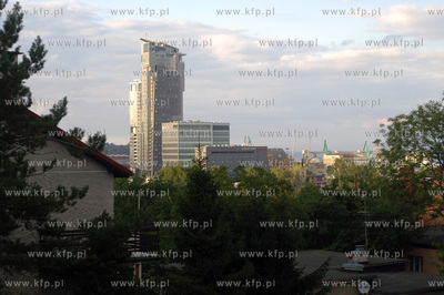 Gdynia. Panorama miasta z okolic Kamiennej Gory.  Widac...
