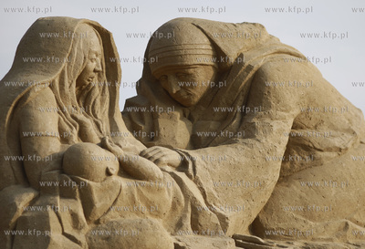 Gdansk Jelitkowo. Gdanski Festiwal Rzezby z Piasku....