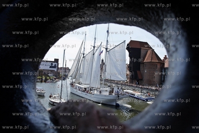 Gdansk. Baltic Sail. Parada Zaglowców na Motlawie....
