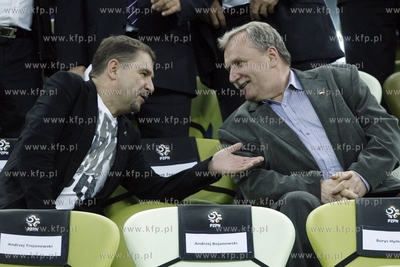 Gdansk. PGE Arena. Mecz towarzyski Polska- Dania. Nz....