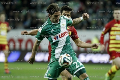 PGE Arena. Cwiercfinal Pucharu Polski w pilce noznej....