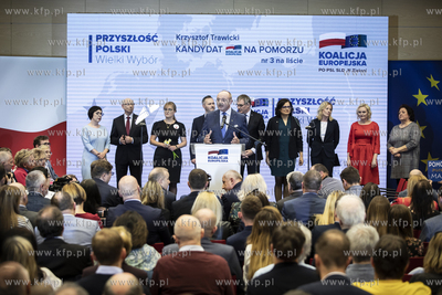 Gdańsk. Amber Expo. Pomorska konwencja wyborcza Koalicji...