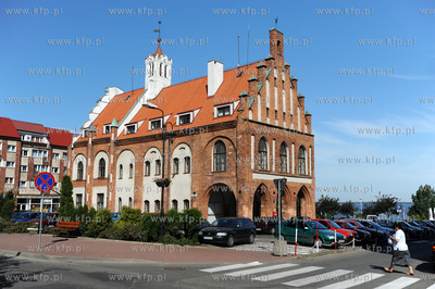 Kamien Pomorski, Stary Rynek. Gotycki ratusz z XIII/XIV...