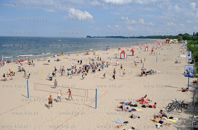 Gdansk. Plaza w Brzeznie. 19.07.2011 fot. Mateusz Ochocki...