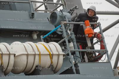 Gdynia. Port Wojenny w Gdyni. Jan Tuszyński z Poznania,...