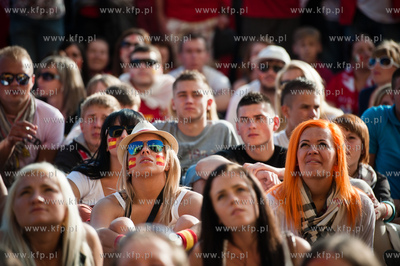 Gdansk. Fanzone - Strefa Kibica. Relacja meczu Mistrzost...