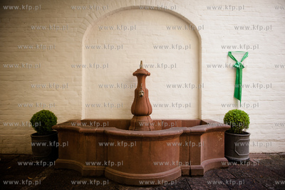 Odnowiony dziedziniec wewnetrzny Muzeum Domu Uphagena...