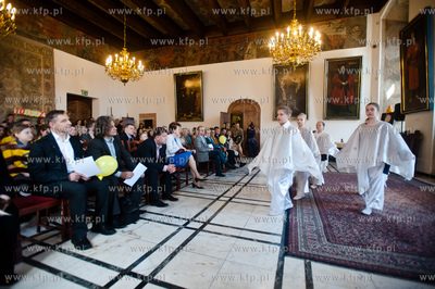 Gdansk. Ratusz Glownego Miasta. Pola Nadziei. Uroczystosc...