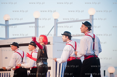 Gdynia, Orlowo. Spektakl pt. Slodkie Lata 20, 30......