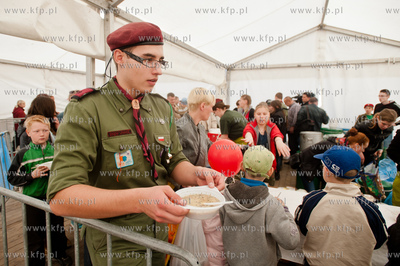 Gdansk. Targ Weglowy. Wielka Sobota. Sniadanie wielkanocne...