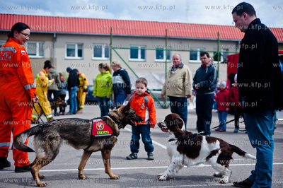 Gdansk Oliwa. Jednostka Strazy Pozarnej przy ul. Beniowskiego....