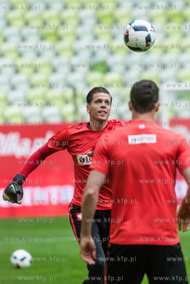 Gdansk. Stadion Energa. Otwarty dla mediow trening...