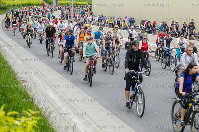 Gdańsk. Droga Zielona. Wielki Przejazd Rowerowy. 
11.06.2017
fot....