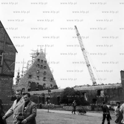 Odbudowa Wielkiego Mlyna w Gdansku. 
1961
00004849z
Fot....