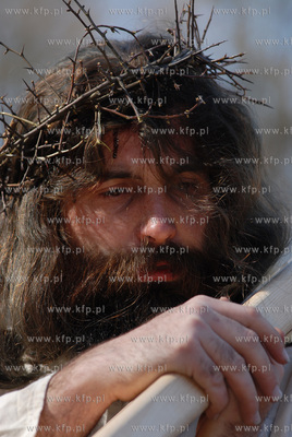 W scenerii Kaszubskiej Golgoty zostala odegrana Inscenizacja...