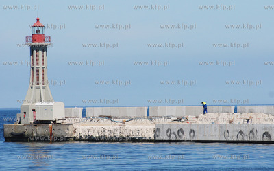 Gdynia. Trwa remont gdynskiego falochronu. Zostanie...