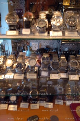 Zegarmistrz Wladyslaw Przychoda, jedyny przedstawiciel...