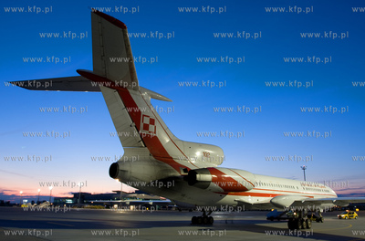 Gdansk, Rebiechowo. Nz. Tupolev Tu-154M 36 Specjalnego...