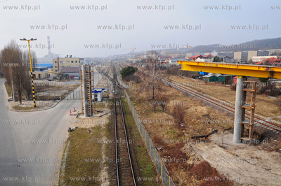 Budowa estakady rowerowej wzdluz Estakady Kwiatkowskiego...