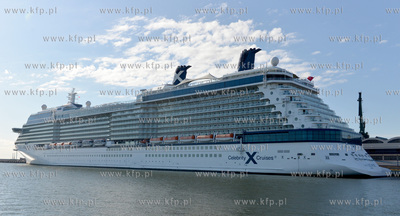 Wycieczkowiec Celebrity Eclipse w Gdyni. 18.06.2014...