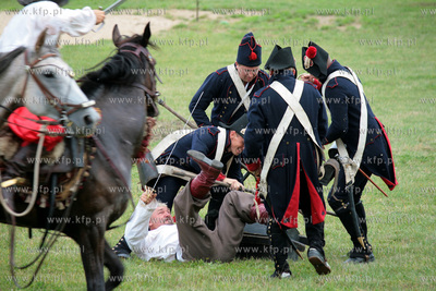 Rekonstrukcja bitwy z okresu kampanii napoleonskiej...