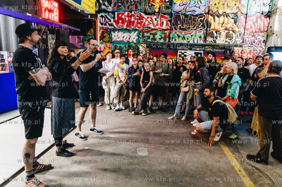 Wernisaż Outsiders 2023 w Layup Galeria na terenie...