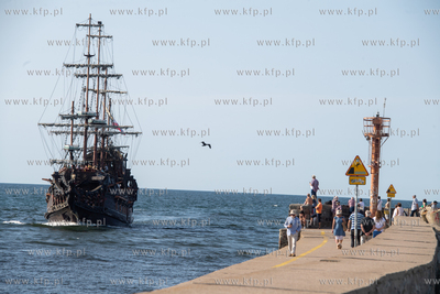 Wakacje w Ustce. 22.08.2023. Fot. Konrad Kosycarz /...