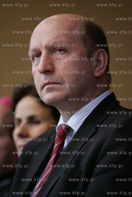 Wicemarszalek Senatu Maciej Plazynski. 11.04.2007 fot....