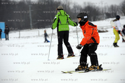 Stok narciarski z wyciagiem w Trzepowie na Kaszubach.
3.01.2010
fot....