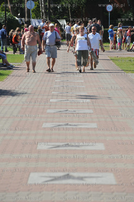 Wladyslawowo. Aleja Gwiazd Sportu 25.08.2009 fot. Maciej...