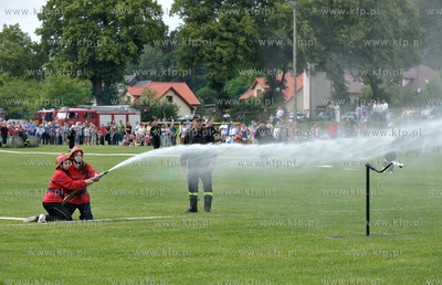 Gminne Zawody Sportowo - Pozarnicze OSP w Leznie. 24.06.2012...