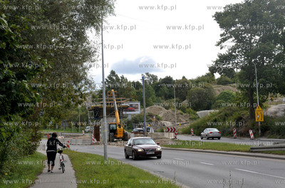 Budowa wiaduktu nad ul. Rakoczego na trasie Pomorskiej...