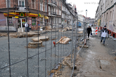 Remont i rewitalizacja ulicy Wajdeloty w Gdansku Wrzeszczu....