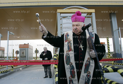 Rusocin. Otwarcie odcinka autostrady A1 Rusocin - Swarozyn....